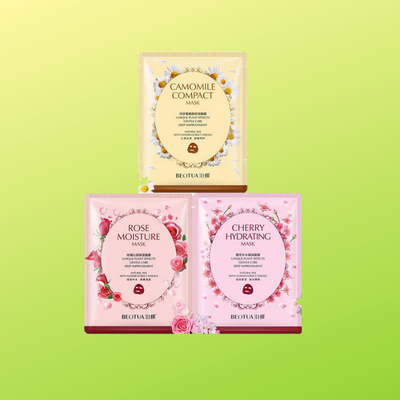 Gold mask Plant flowers Collagen - Detox Store