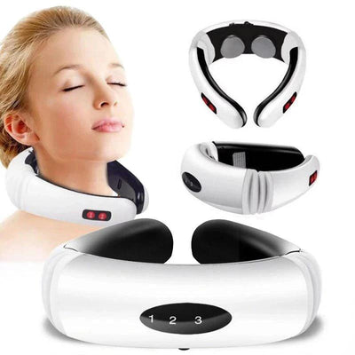 Electric Pulse Back and Neck Massager Far Infrared Health Care Tool - Detox Store