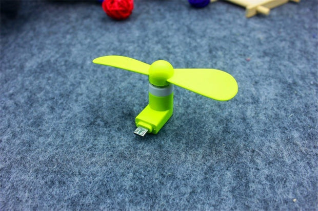 Micro USB Gadget Fan Summer USB Windmill for Mobline Phone - Detox Store