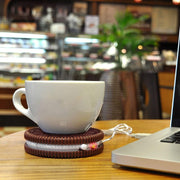 USB Warmer Heat Beverage Mug Mat Keep Drink Warm Heater - Detox Store