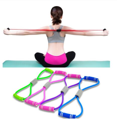 4 Tube Strong Fitness Resistance Bands Latex Pedal Exerciser - Detox Store