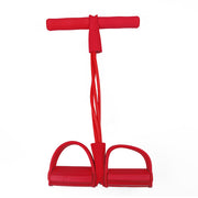 4 Tube Strong Fitness Resistance Bands Latex Pedal Exerciser - Detox Store