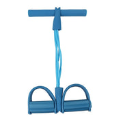 4 Tube Strong Fitness Resistance Bands Latex Pedal Exerciser - Detox Store