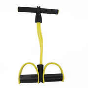 4 Tube Strong Fitness Resistance Bands Latex Pedal Exerciser - Detox Store