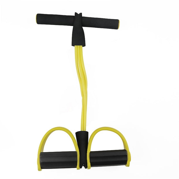4 Tube Strong Fitness Resistance Bands Latex Pedal Exerciser - Detox Store