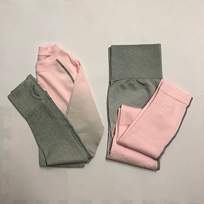 Women Yoga Set Gym Workout Clothing Set - Detox Store