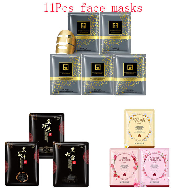 Gold mask Plant flowers Collagen - Detox Store