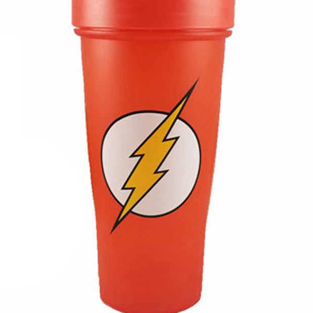 Super Heroes Shaker Bottle Sports Whey Protein Powder Mixing Bottle - Detox Store