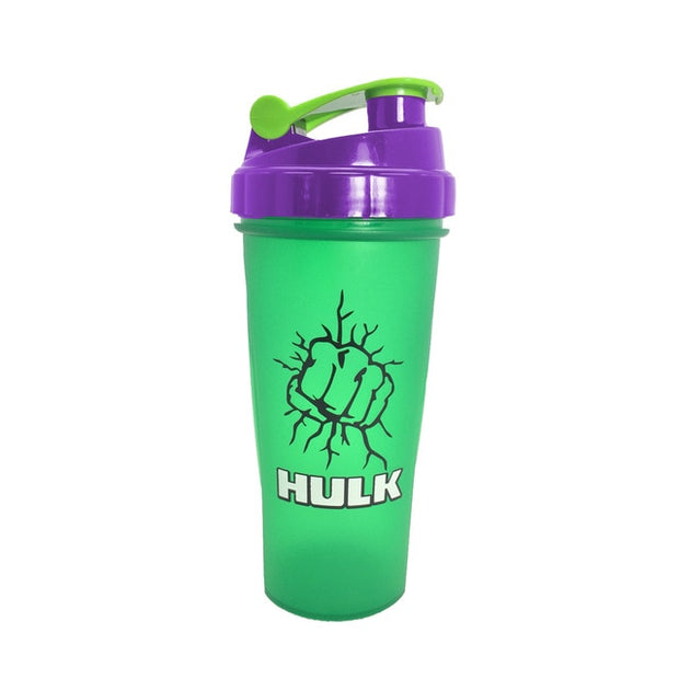 Super Heroes Shaker Bottle Sports Whey Protein Powder Mixing Bottle - Detox Store