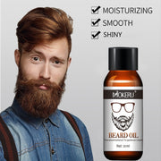 1pc 30ml Mokeru 100% Natural Organic Beard Growth Oil For Men - Detox Store